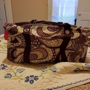 31 large duffle, 2 handles  pyrpme paisley